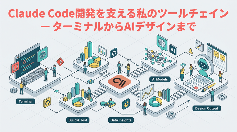 Claude Code開発を支える私のツールチェイン — ターミナルからAIデザインまで