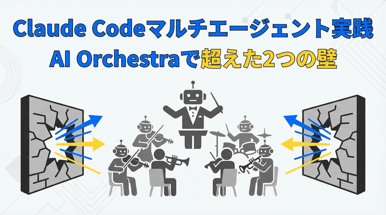 Claude Codeマルチエージェント実践|AI Orchestraで超えた2つの壁